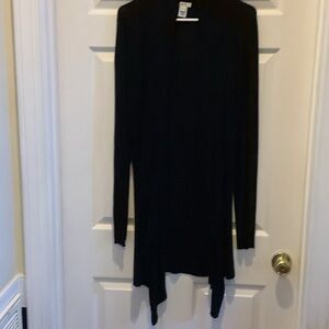 Black‎ Long Sleeve Cardigan